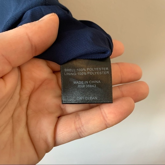 Sam Edelman Pleat Sleeve V Neck Chiffon Shift Dress - Picture 8 of 11